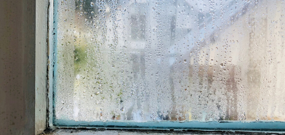 Badly,isolated,window,glass,with,condensed,waterdrops